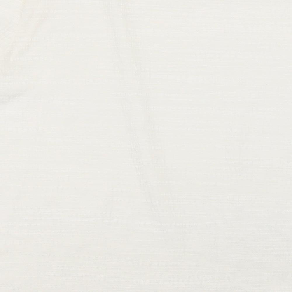 Cable & Gauge Womens Ivory Round Neck Polyester Pullover Jumper Size L