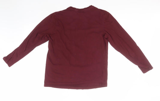 Womens UK Size M Studio Red Pullover Jumper