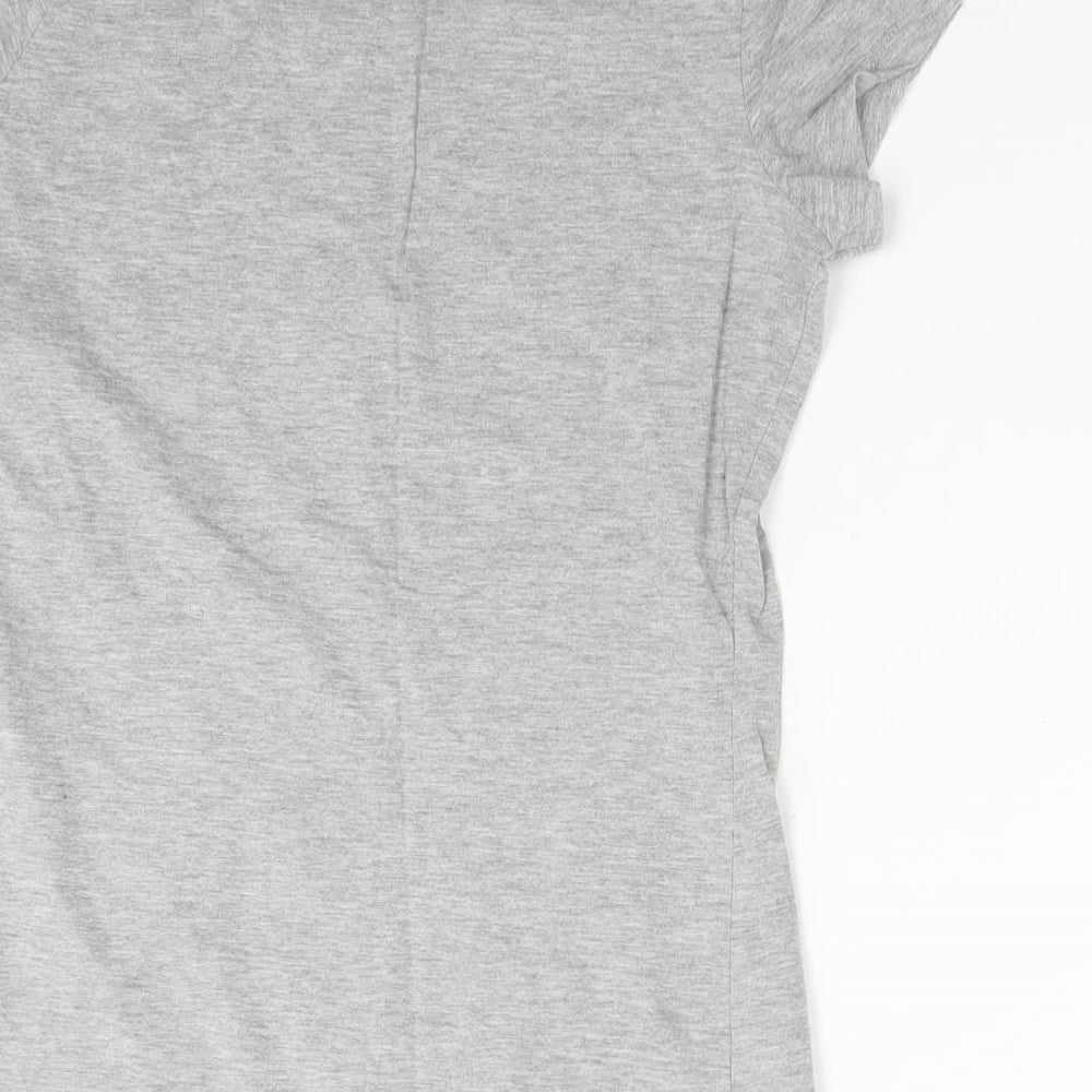 Womens UK Size 10 STORE TWENTY ONE Grey Basic T-Shirt