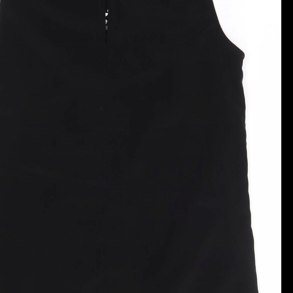 Womens UK Size M Maison Scotch Black Basic Blouse