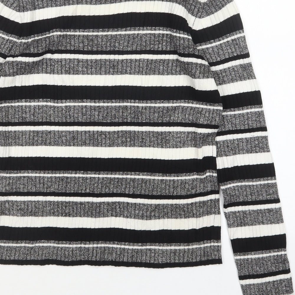 Womens UK Size M H&M Multicoloured Pullover Jumper