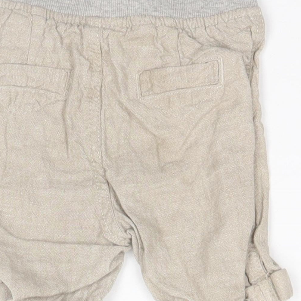 Primark Baby Brown Linen Track Pants Leggings Size 12-18 Months