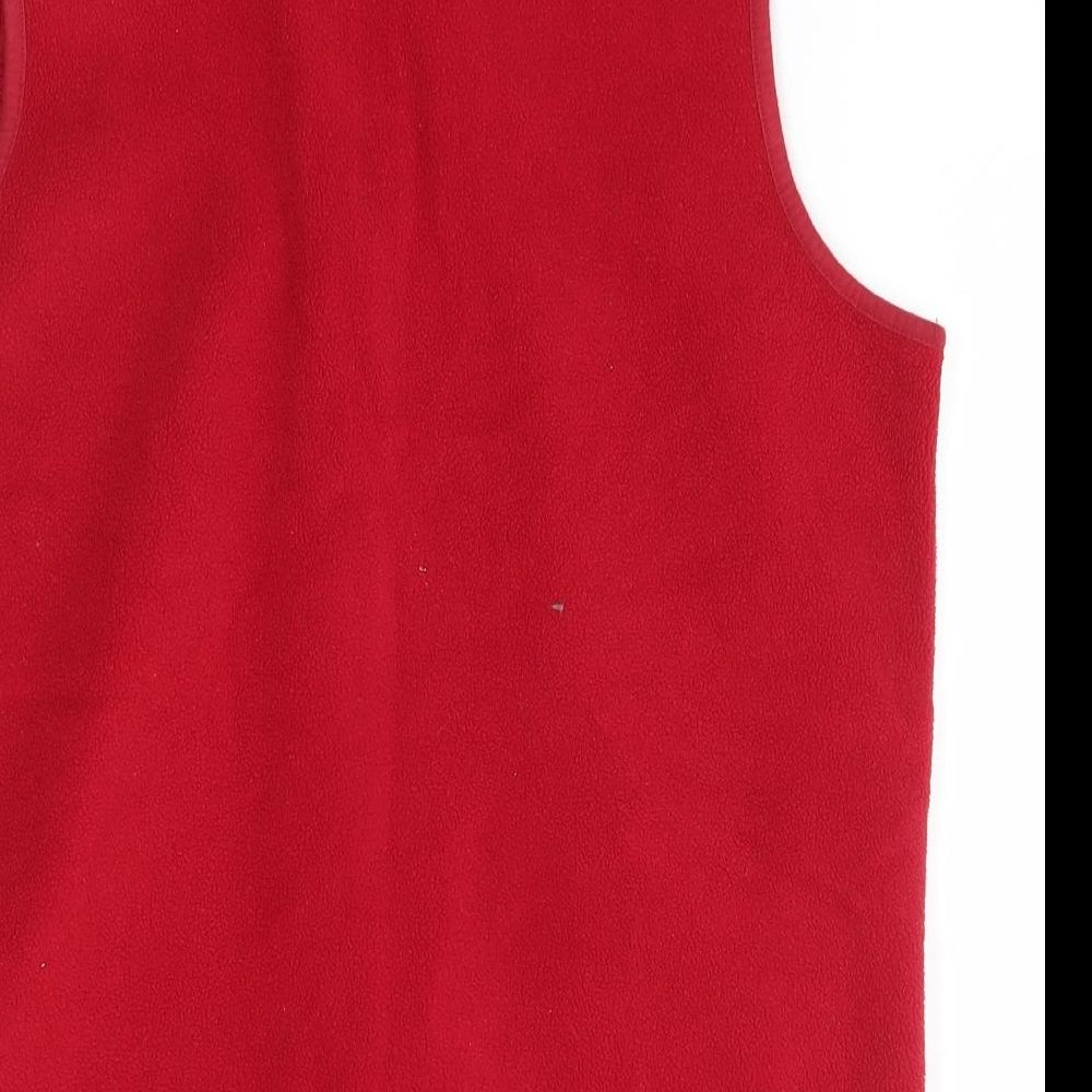 Womens UK Size M EWM Red Vest Jumper