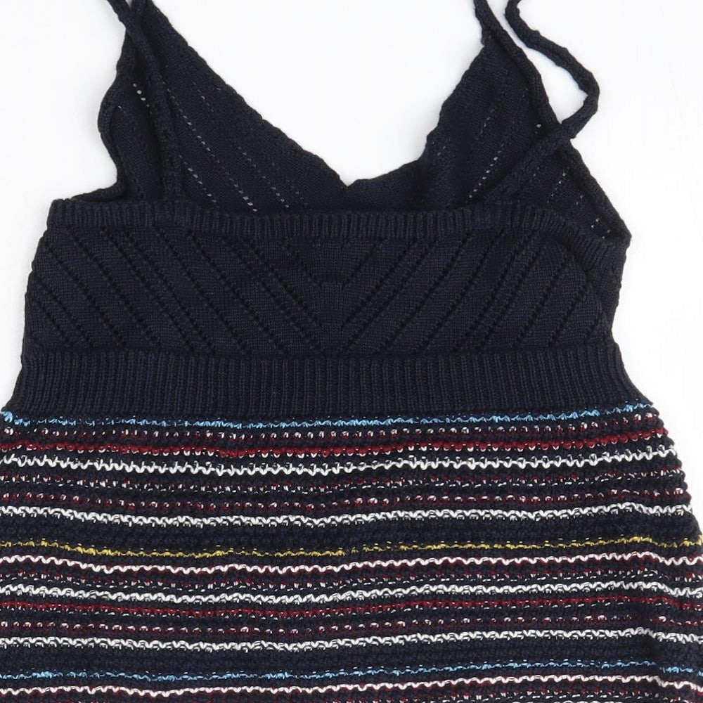 Womens UK Size M New Look Multicoloured Camisole Blouse