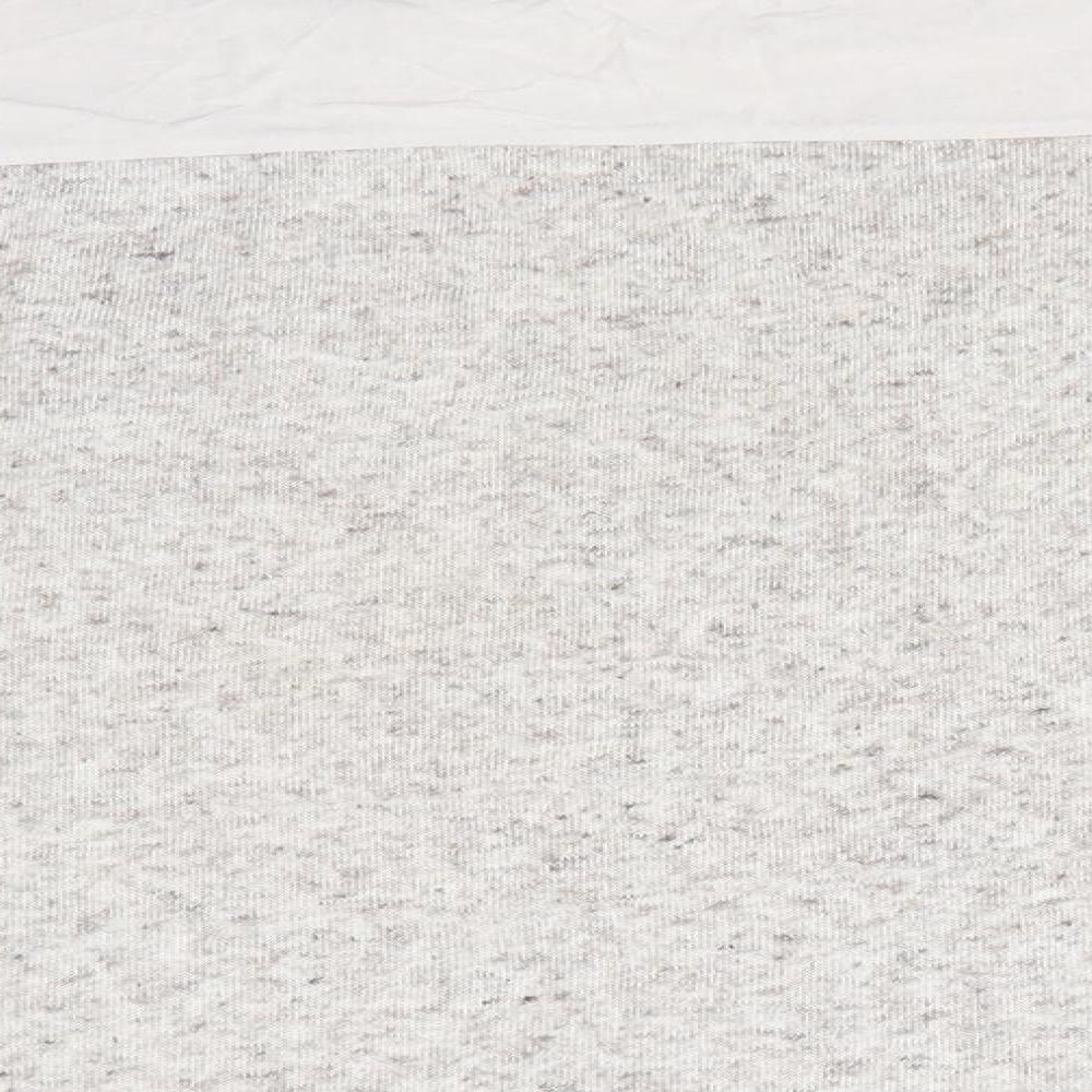 Limited Collection Womens Beige Round Neck Polyester Pullover Jumper Size 12 - Oatmeal Fleck Fabric panel to back & pocket