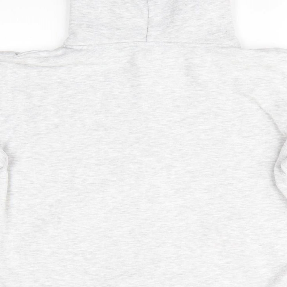 Fruit of the Loom Womens Grey Cotton Full Zip Hoodie Size S Zip - Gran Canaria Lizards