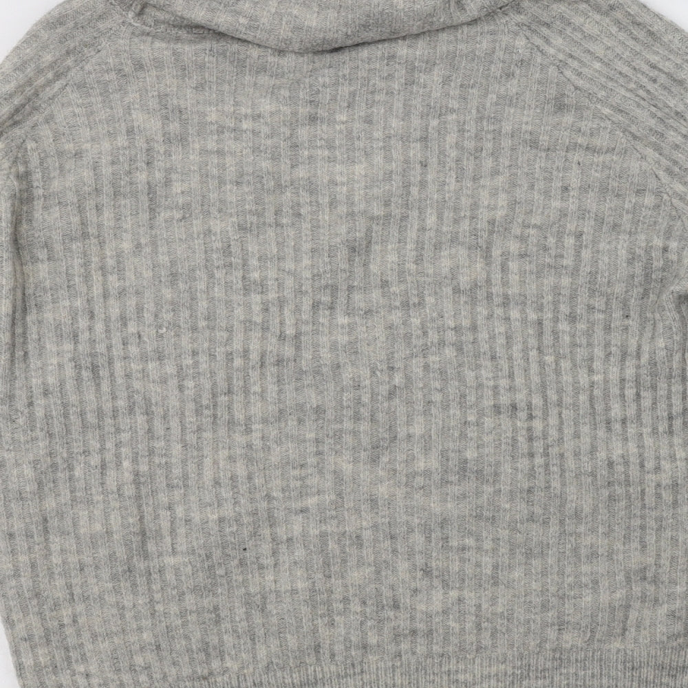 Womens UK Size S Pull & Bear Grey Pullover Jumper