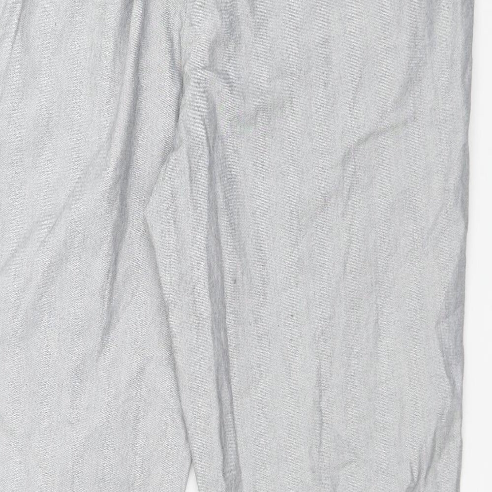 Mens UK Size 36 BURTON MENSWEAR Regular Fit Dress Pants Grey Trousers