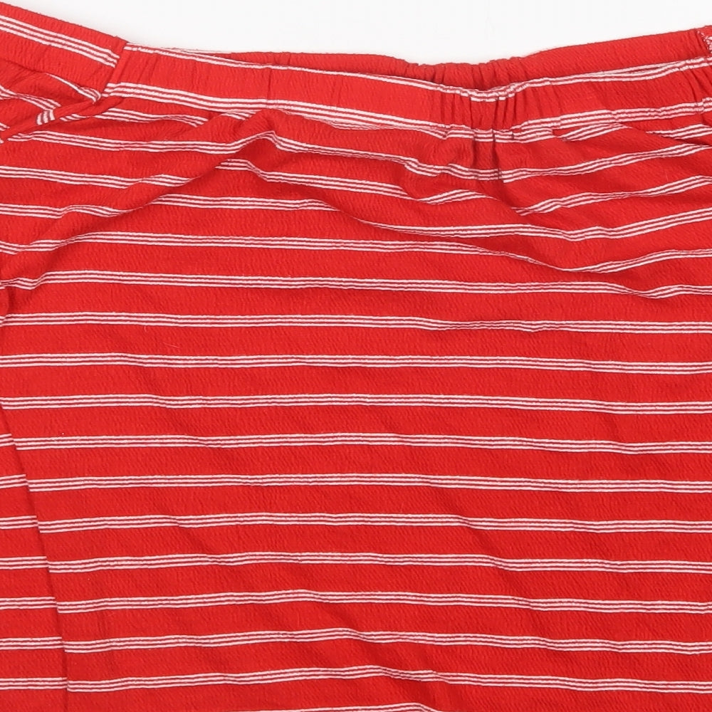 Womens UK Size 16 Papaya Multicoloured Pullover Jumper