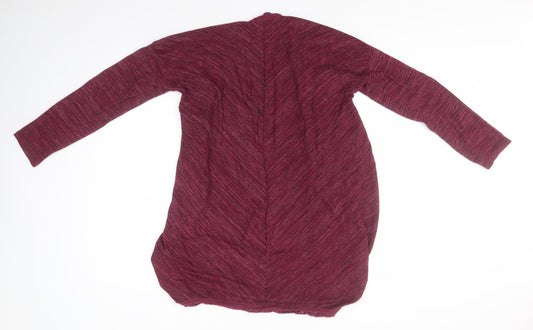 George Womens Pink Round Neck Viscose Cardigan Jumper Size 8