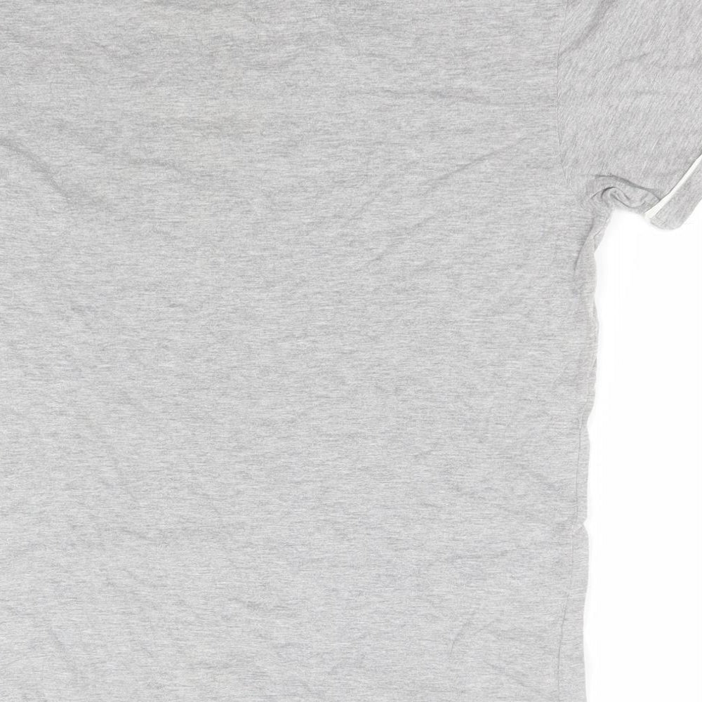 Industrialize Mens Grey Cotton Polo Size S Collared