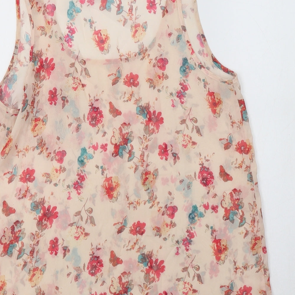 Womens UK Size 12 Internacionale Pink Basic Blouse