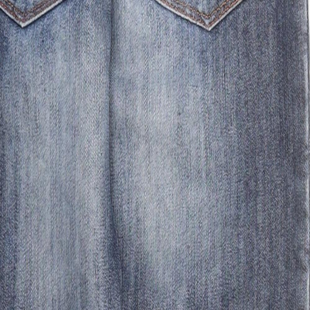 NEXT Girls Blue Cotton Skinny Jeans Size 10 Years Regular