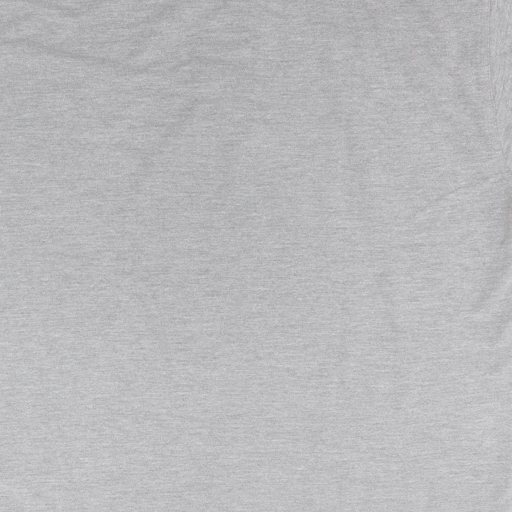 Kustom Kit Mens Grey Polyester Polo Size L Collared