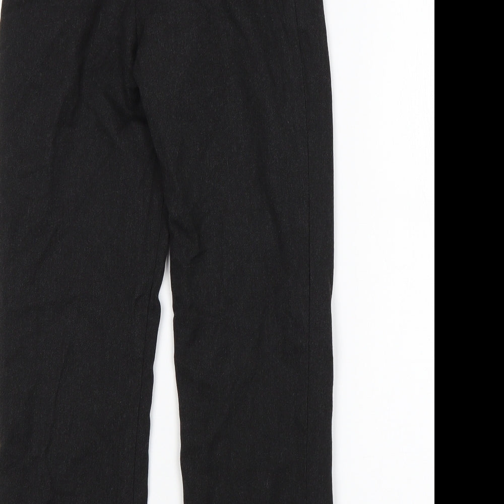 Brand and care label for George boys’ grey polyester dress pants trousers, size 6-7, years regular