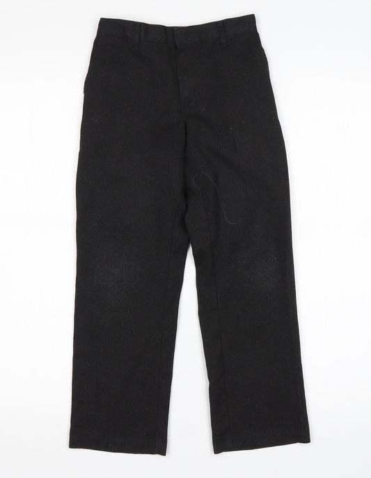 George Boys Grey Polyester Dress Pants Trousers Size 7-8 Years Regular
