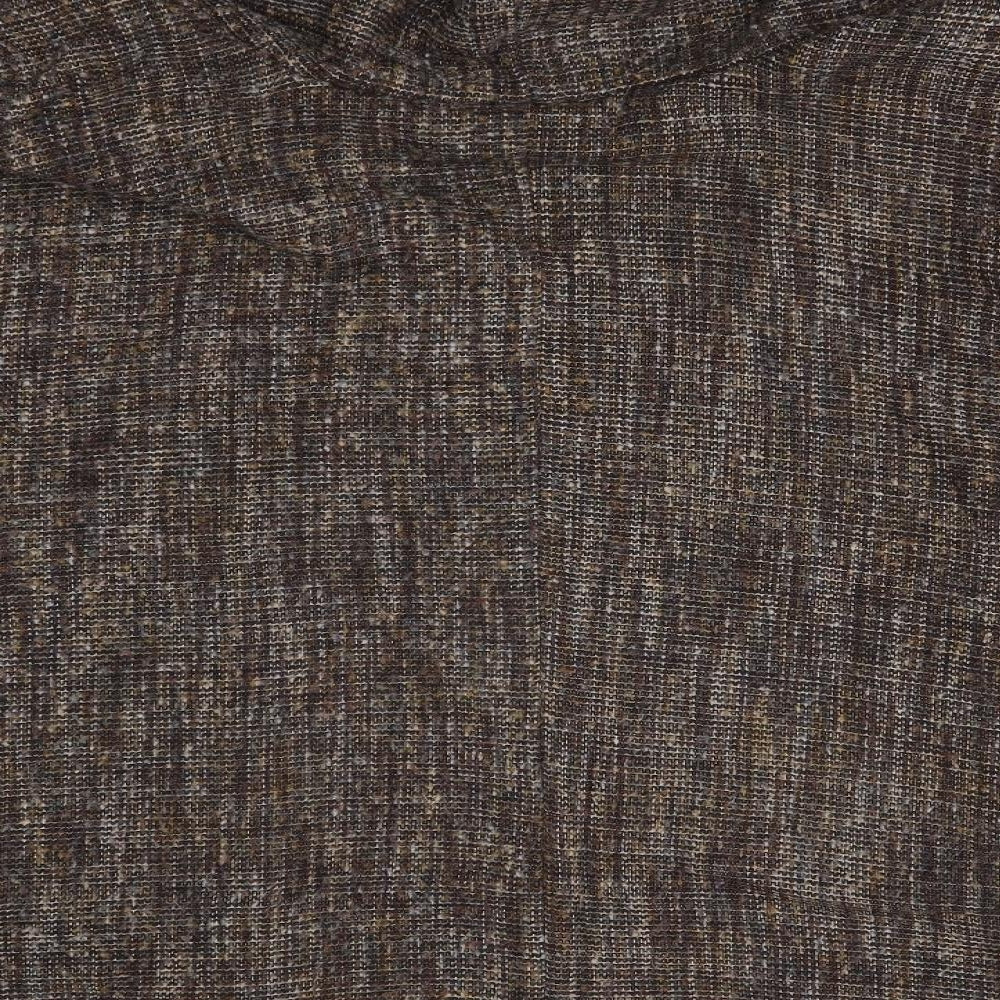 Aftershock Womens Brown V-Neck Acrylic Cardigan Jumper Size S