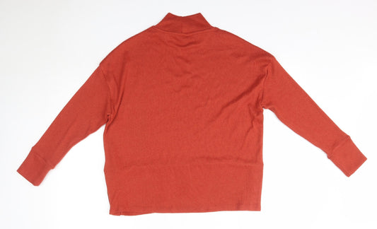 Womens UK Size 8 Pep & Co Orange Pullover Jumper