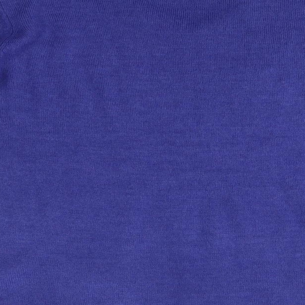 Womens UK Size M Isle Blue Pullover Jumper