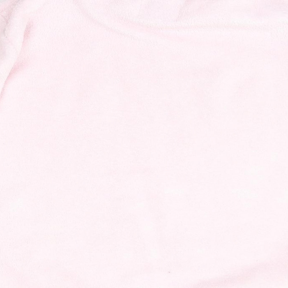 Brand and care label for Matalan women’s pink solid polyester top pyjama top, size M