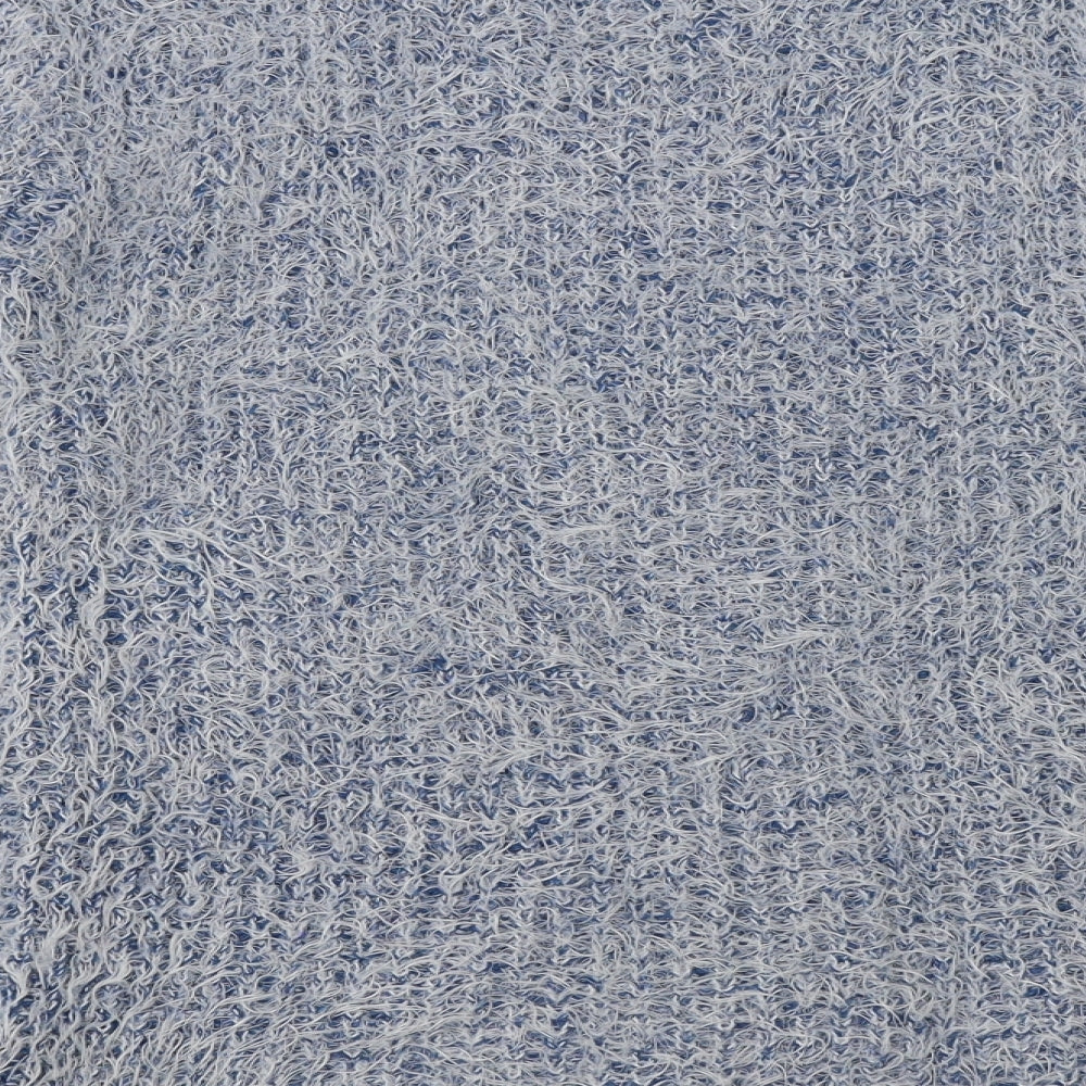 Melody Womens Blue Crew Neck Cotton Pullover Jumper Size L - Love