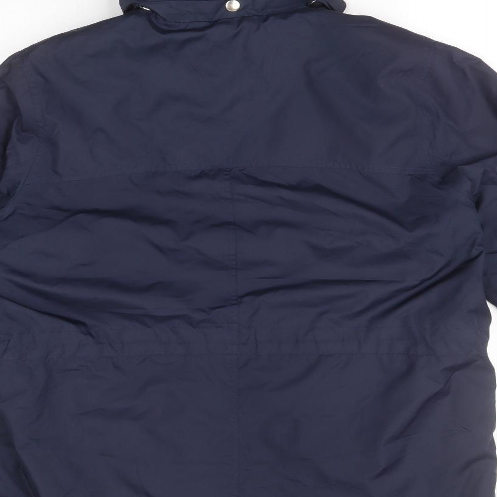 Classics Womens Blue Rain Coat Coat