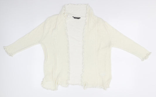 Womens UK Size 14 Tigi Ivory Cardigan Jumper