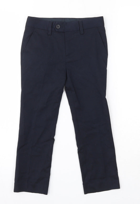 NEXT Boys Blue Polyester Dress Pants Trousers Size 5 Years Regular