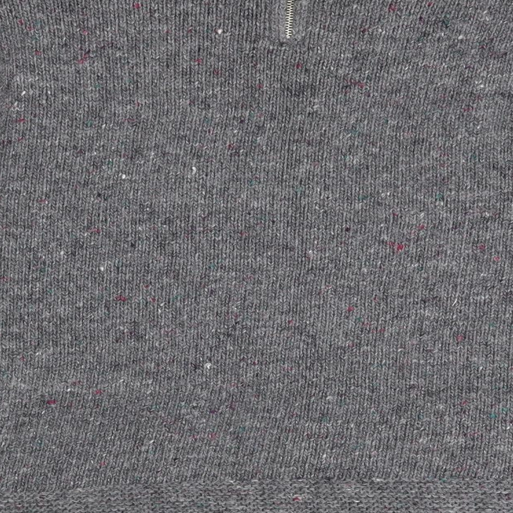 F&F Womens Grey Round Neck Acrylic Pullover Jumper Size 12