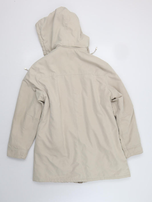 Womens UK Size 14 Katherine Hammond Beige Overcoat