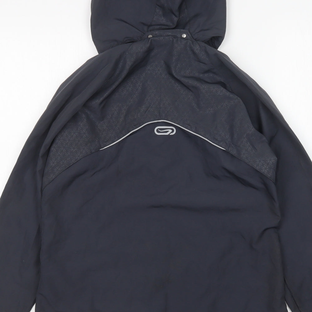 Brand and care label for Kaleji women’s grey windbreaker jacket, size UK 6