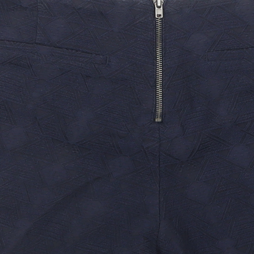 Staring at Stars Womens Blue Argyle/Diamond Cotton Hot Pants Shorts Size L L3 in Regular