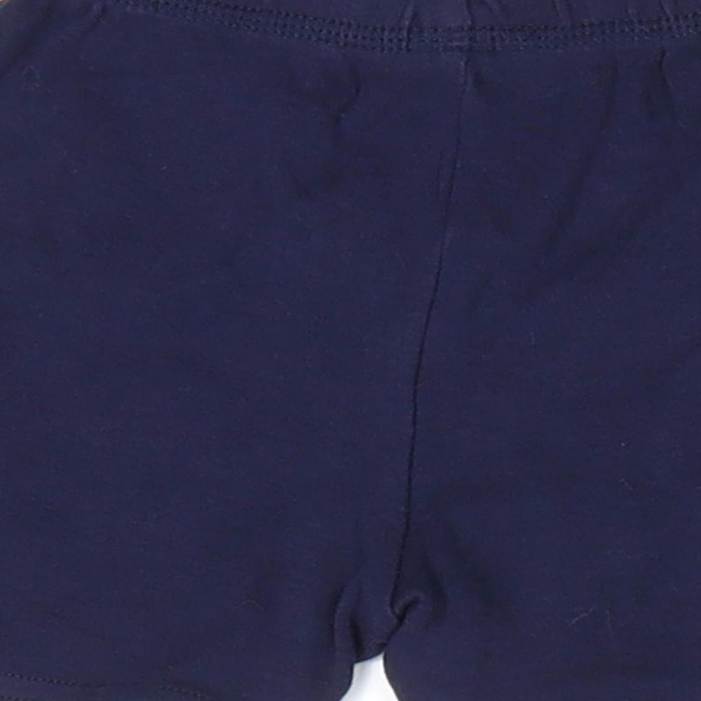 George Boys Blue Cotton Sweatpants Trousers Size 6-9 Months - Dark Navy