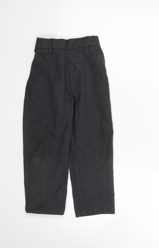 whittakers Boys Grey Polyester Dress Pants Trousers Size 6 Years Regular - school wear
