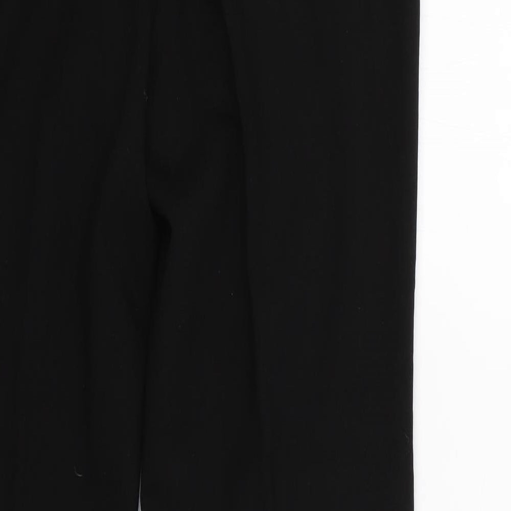 Womens UK Size 10 NEXT Regular Fit Black Trousers