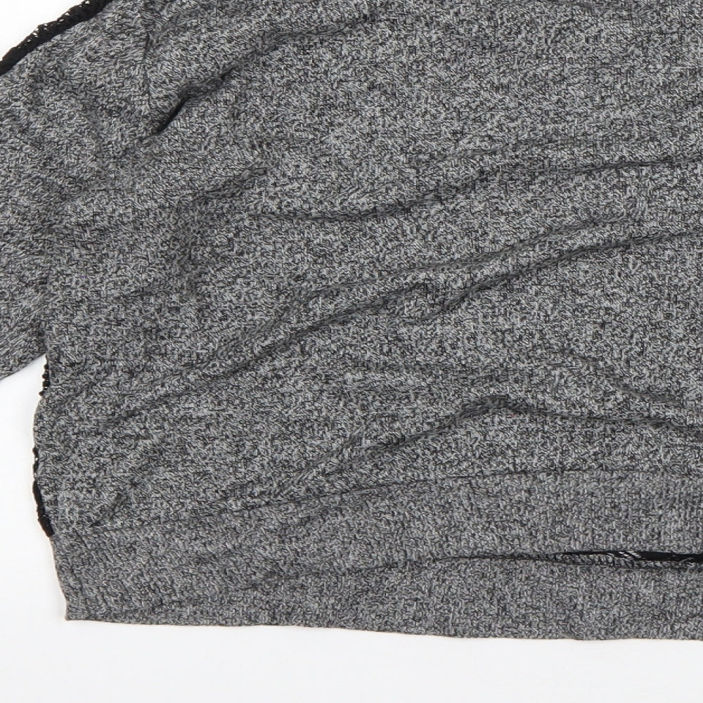 Womens UK Size M Preworn Grey Pullover Jumper