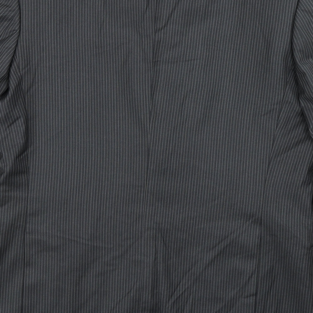 Mens UK Size 42 Burton Regular Grey Suit Jacket