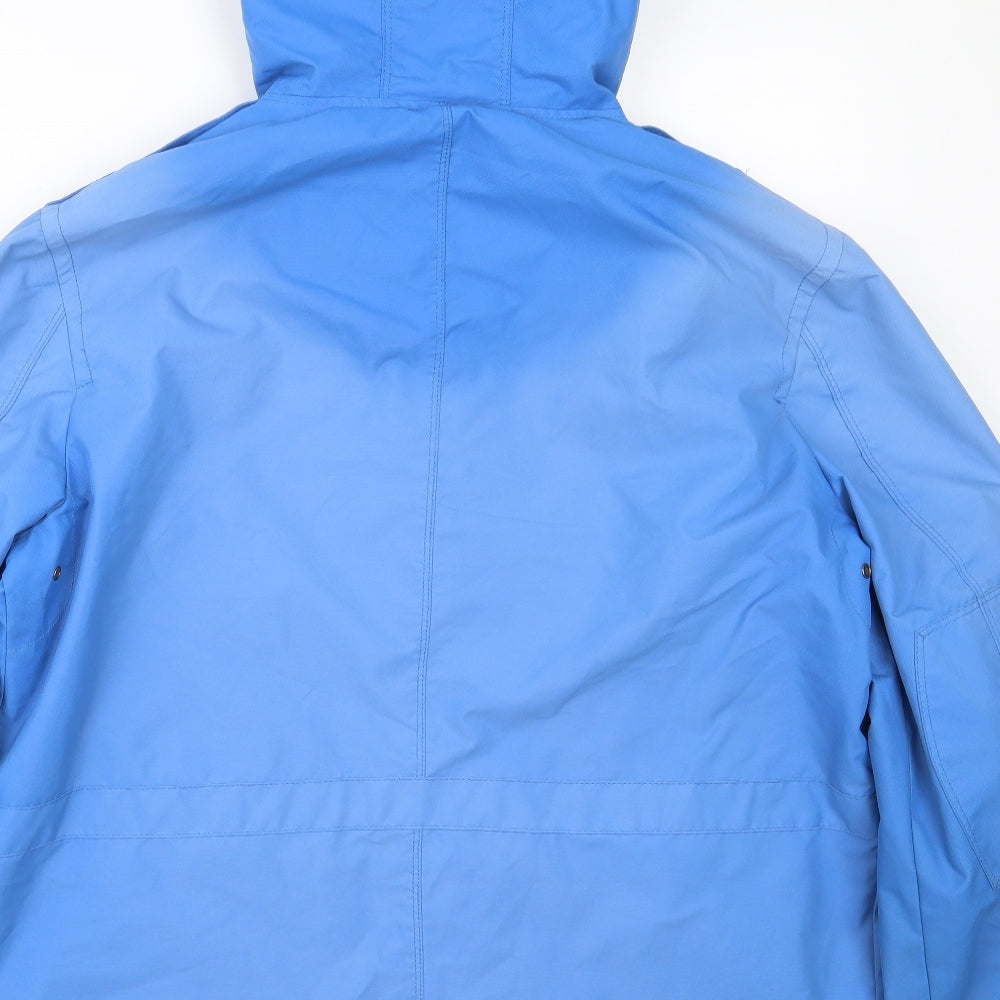 Womens UK Size XL Red Herring Blue Rain Coat