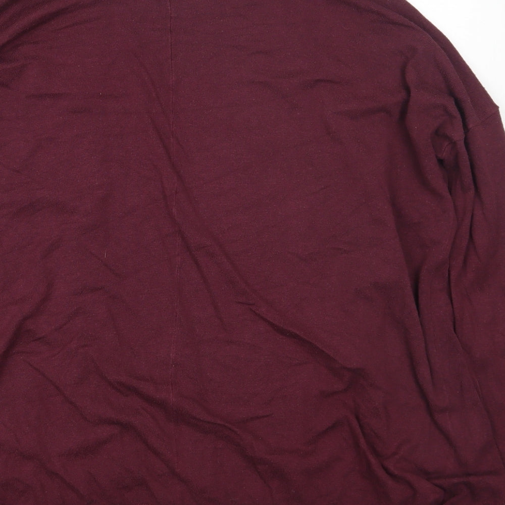 Womens UK Size M VERO MODA Purple Cardigan Jumper