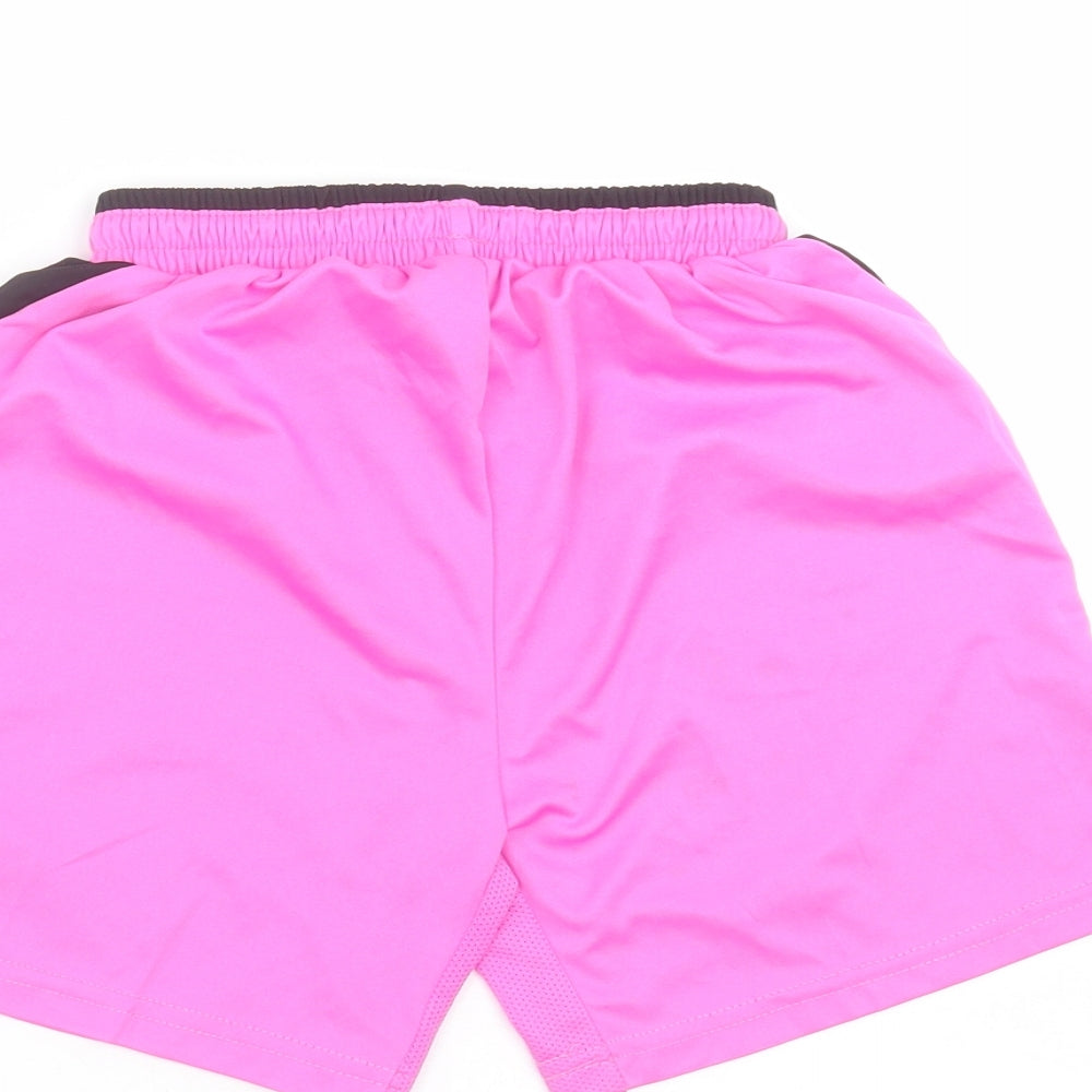 gedo Womens Pink Polyester Athletic Shorts L3 in Regular - 3xs