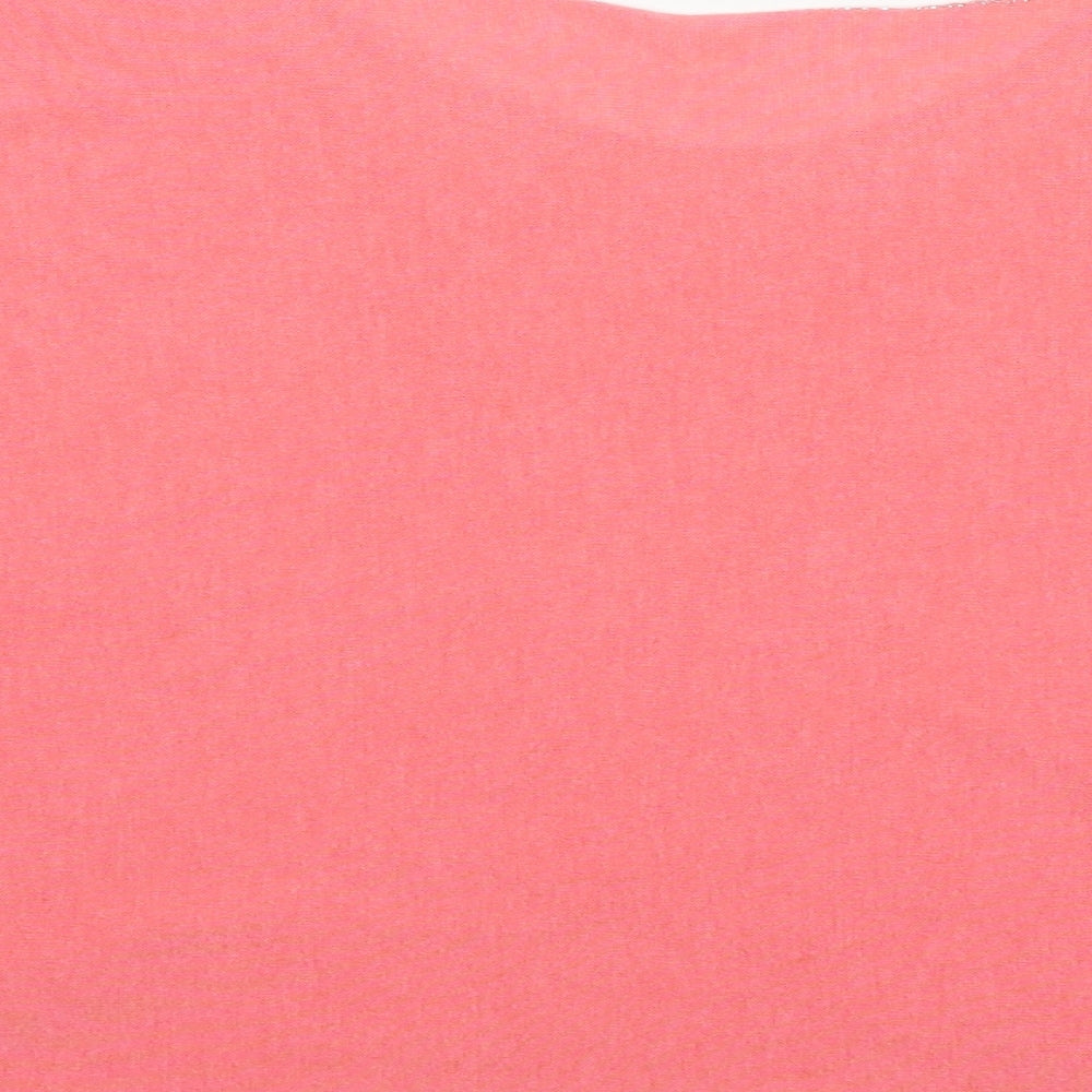 Womens UK Size 8 Preworn Pink Pullover Jumper