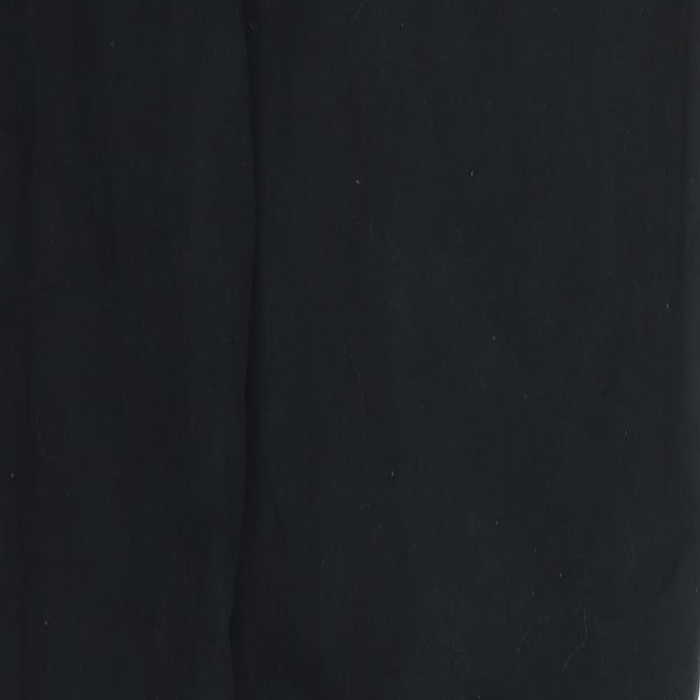 Womens UK Size 16 Marks and Spencer Regular Fit Black Trousers