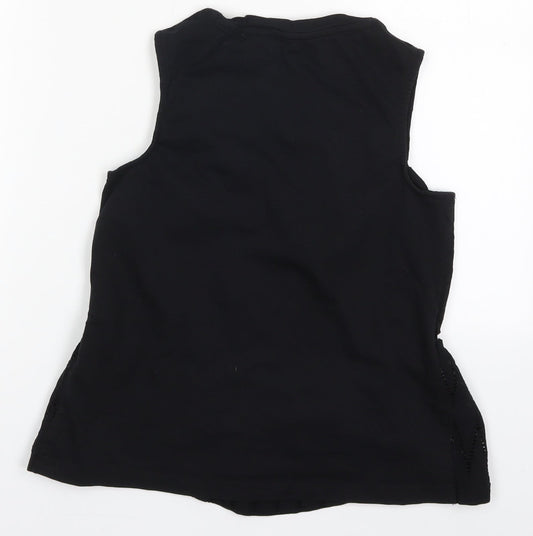 Womens UK Size 6 NEXT Black Basic Tank