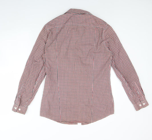 Mens UK Collar Size S H&M Smart Red Dress Shirt