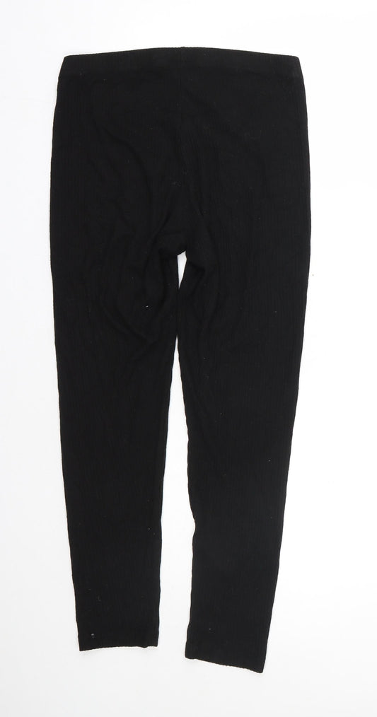 Womens UK Size 12 ASOS Regular Fit Jogger Black Trousers