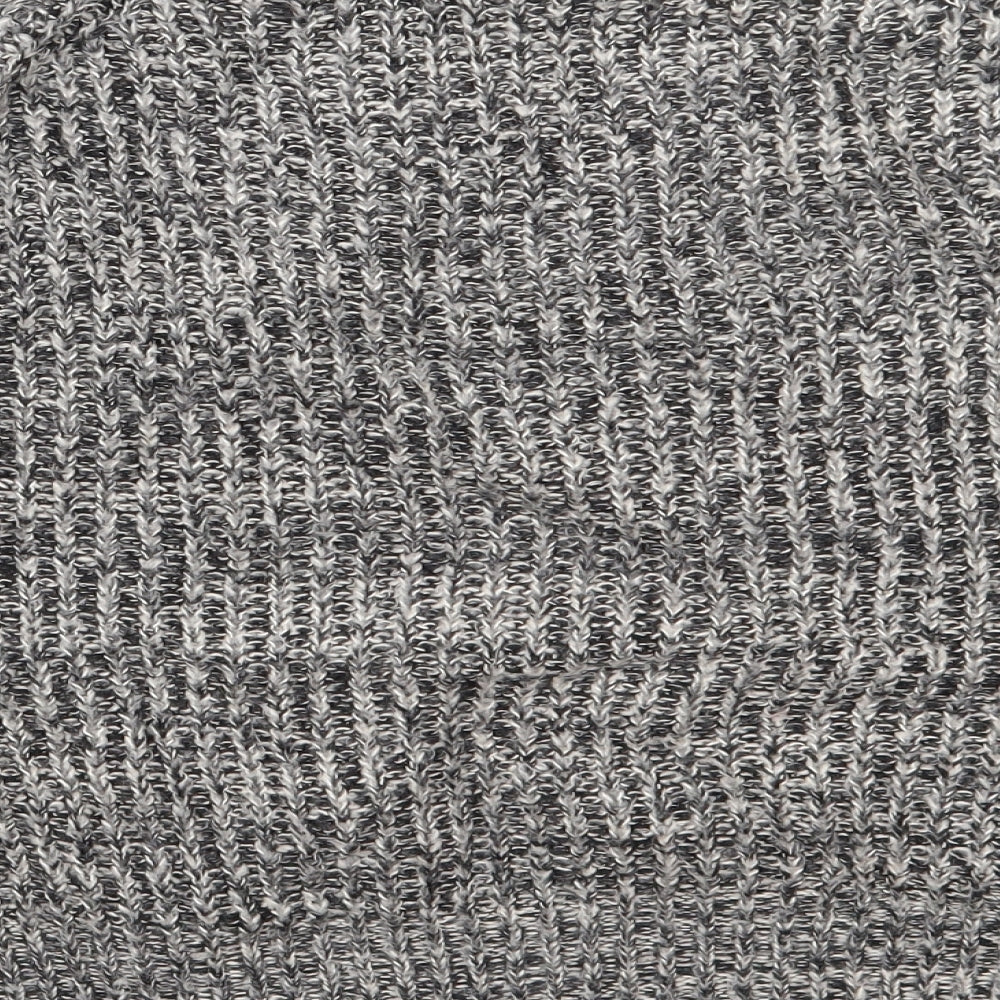 Primark Womens Black Crew Neck Acrylic Pullover Jumper Size 12