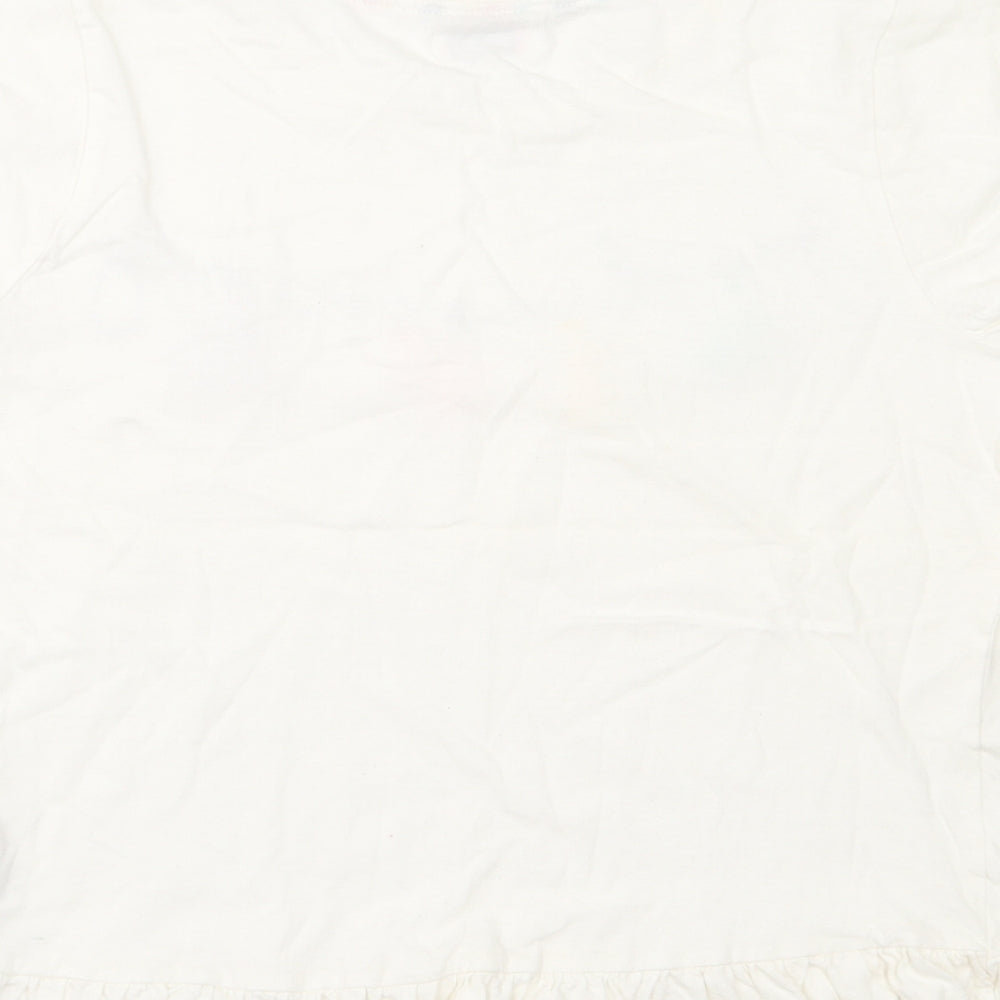 Avon Womens Pink Cotton Basic T-Shirt Size 12 Round Neck