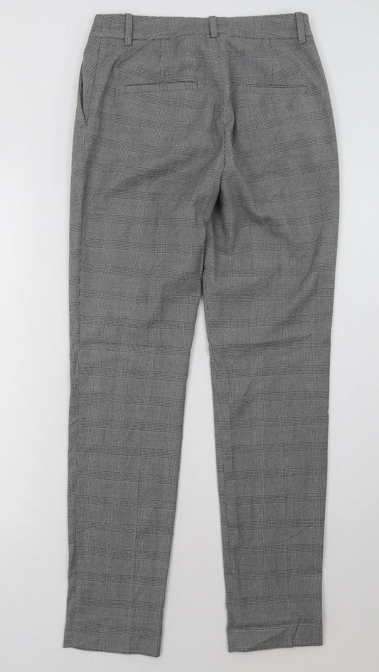 Womens UK Size 4 H&M Regular Fit Grey Trousers