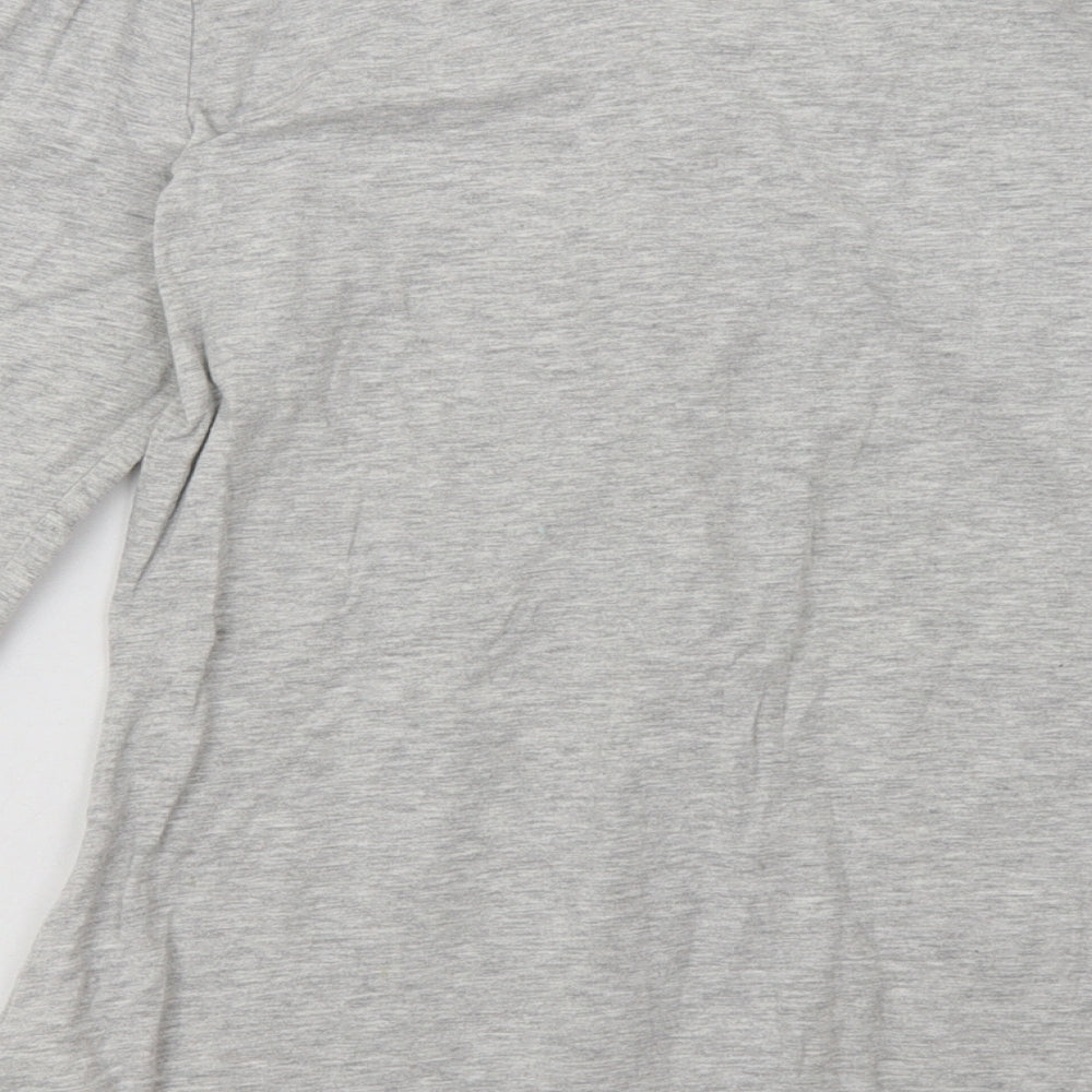 ESMARA Womens Grey  Cotton Pullover Sweatshirt Size 10  Pullover