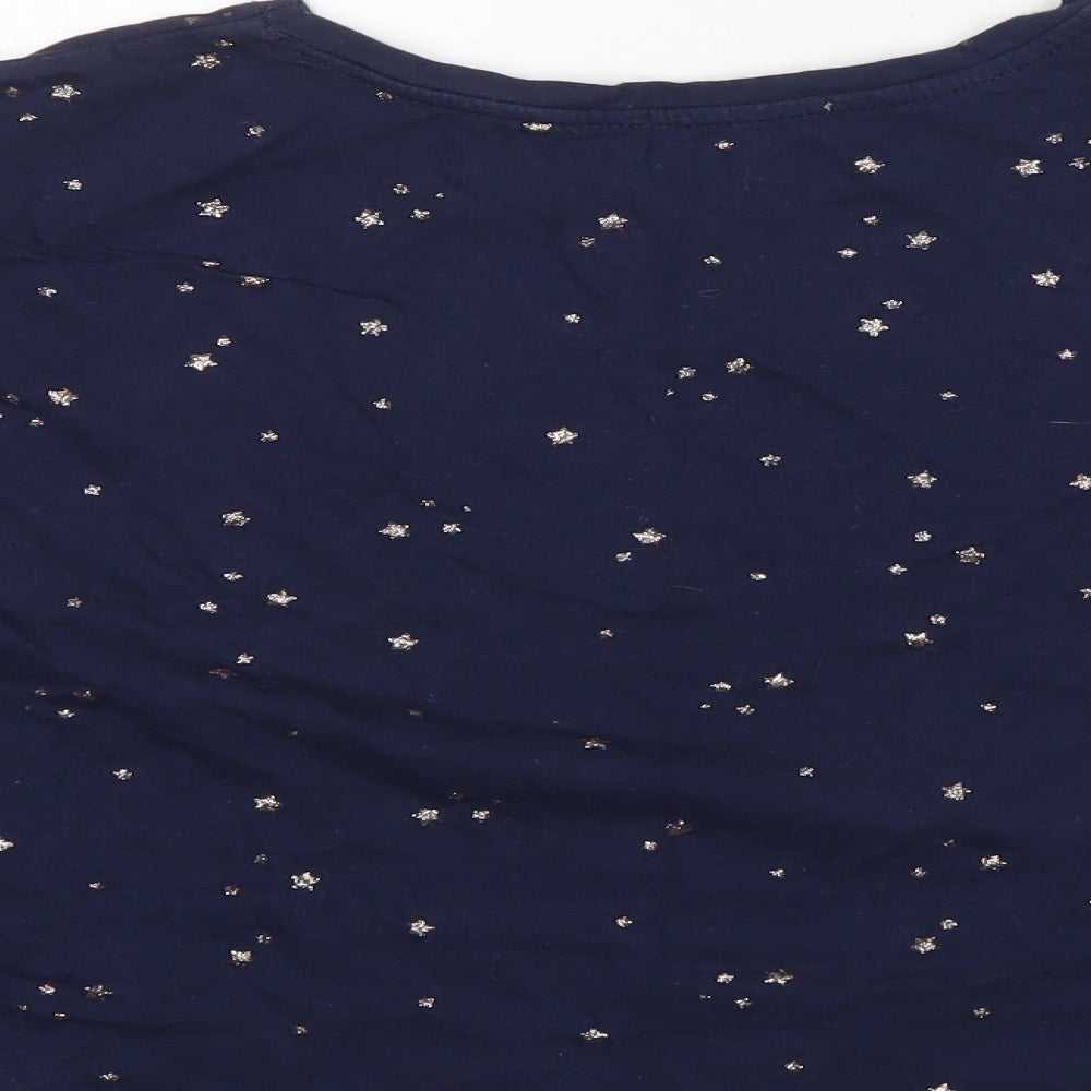 Brand and care label for New Look women’s multicoloured polka dot cotton top pyjama top, size L